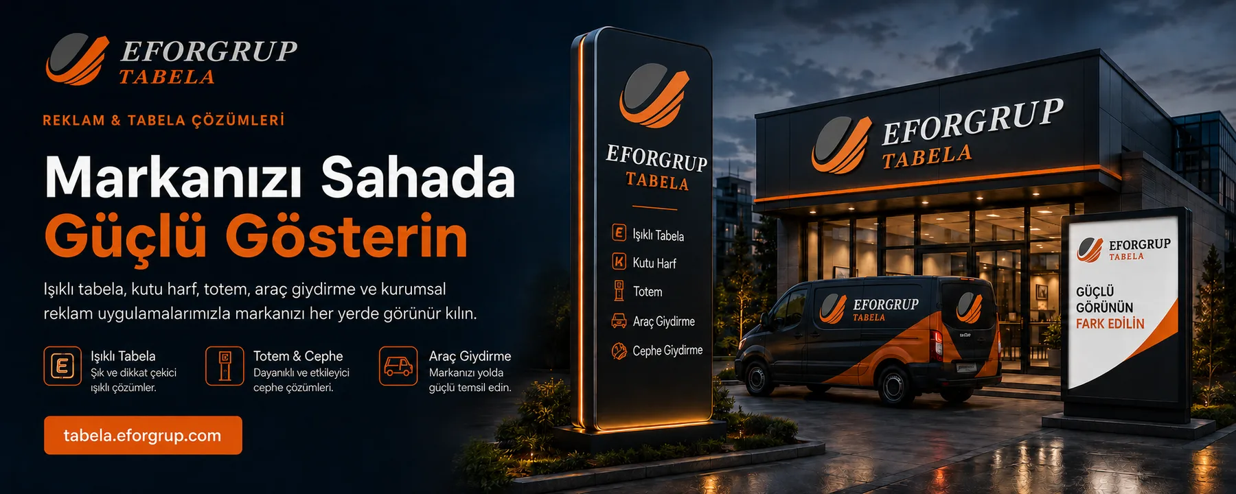 Reklam & Tabela — Her aşamada daha ileriye